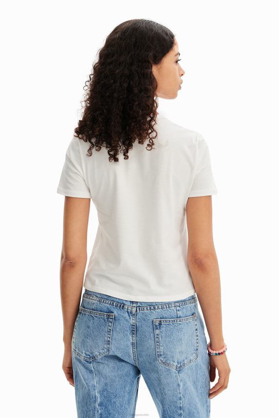 Women DesigualShort-sleeve flower T-shirt Clothing 68X2401168