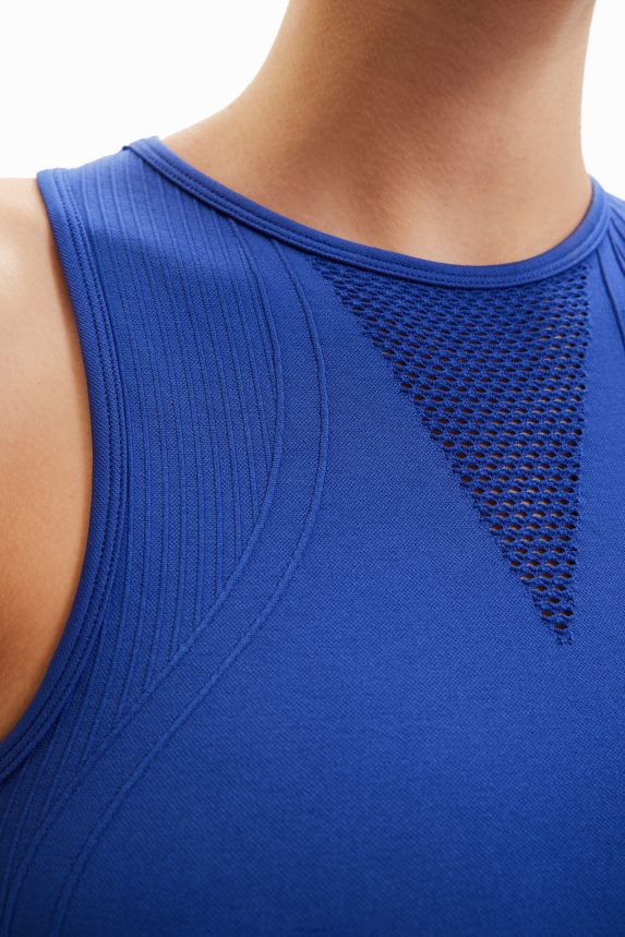 Women DesigualShort stretch sport top Clothing 68X240673