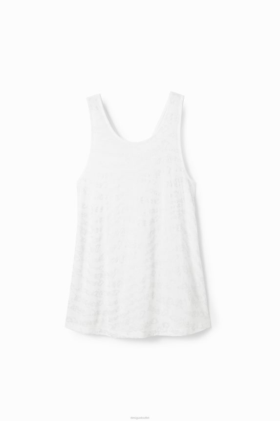 Women DesigualSport logo vest top Clothing 68X240689