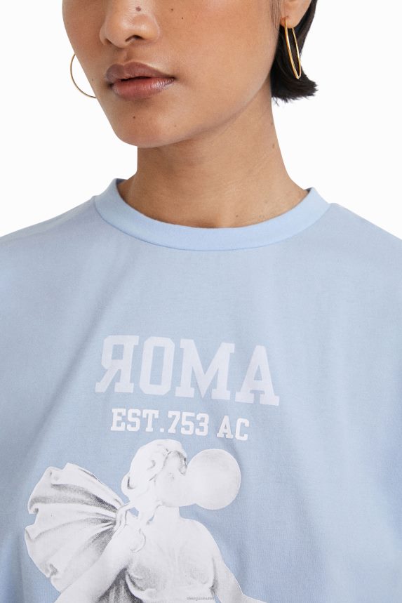 Women DesigualStella Jean statue T-shirt Clothing 68X2401100