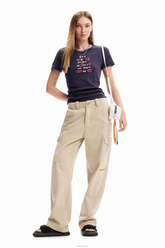 Women DesigualT-shirt Clothing 68X240327