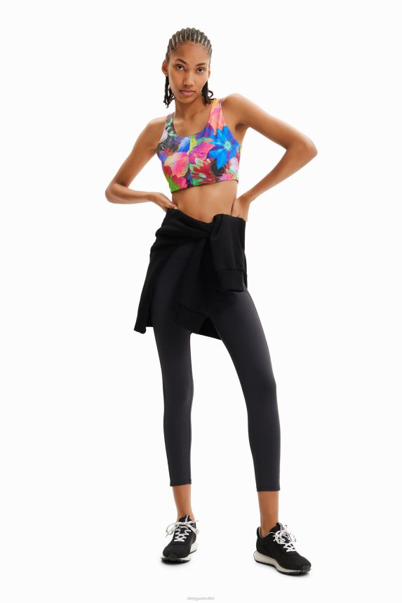 Women DesigualFloral sport top Clothing 68X240314