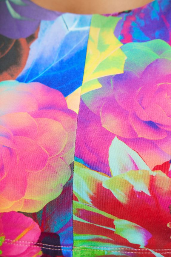 Women DesigualFloral sport top Clothing 68X240314