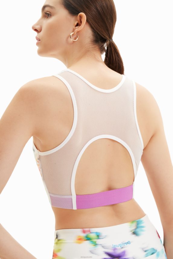 Women DesigualFloral sport top Clothing 68X240784