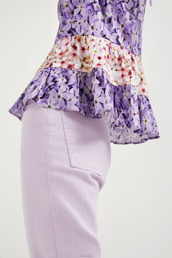 Women DesigualFloral strap top Clothing 68X240769