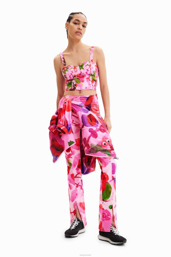 Women DesigualM. Christian Lacroix short corset top Clothing 68X240694