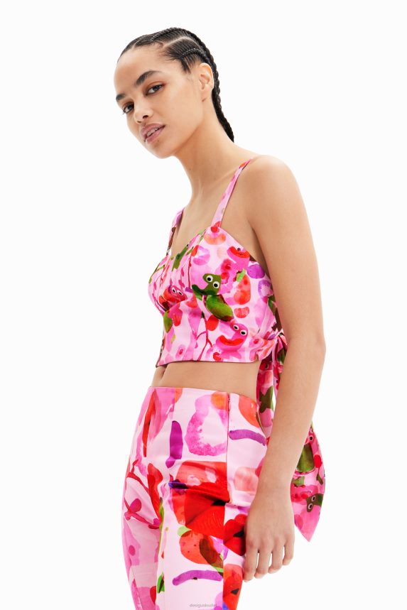 Women DesigualM. Christian Lacroix short corset top Clothing 68X240694