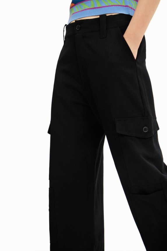 Women DesigualBasic cargo trousers Clothing 68X240162