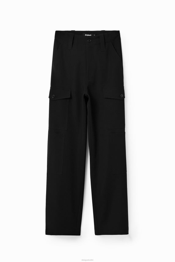 Women DesigualBasic cargo trousers Clothing 68X240162