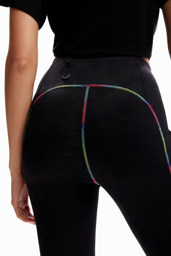 Women DesigualContrasting sport leggings Clothing 68X240193