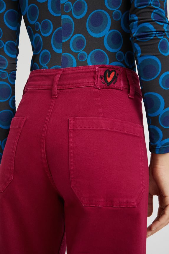 Women DesigualCropped culotte jeans Clothing 68X240735