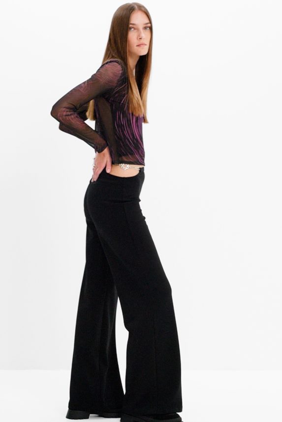 Women DesigualCut-out chain trousers Clothing 68X240687