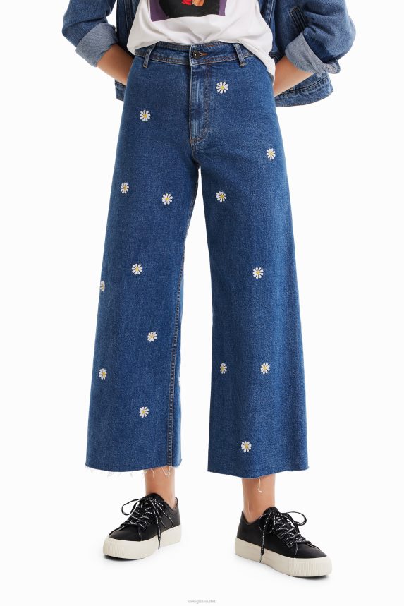 Women DesigualDaisy denim culottes Clothing 68X240881