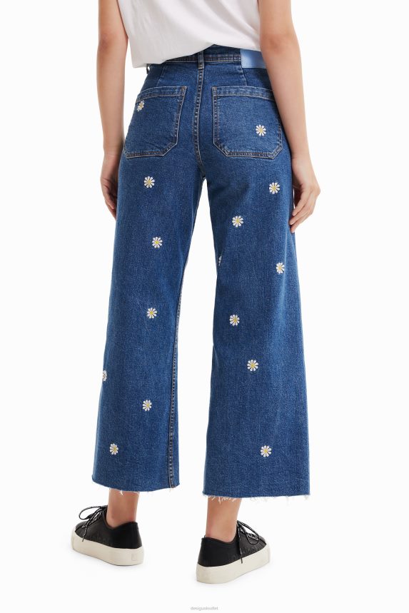 Women DesigualDaisy denim culottes Clothing 68X240881