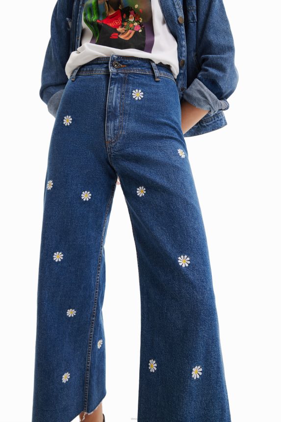 Women DesigualDaisy denim culottes Clothing 68X240881