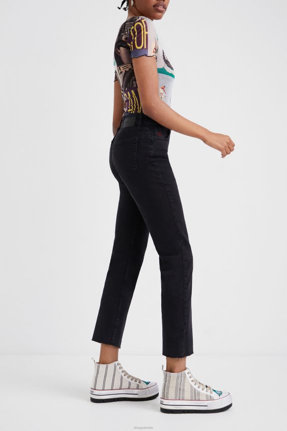 Women DesigualFlared ankle grazer jeans Clothing 68X2401026