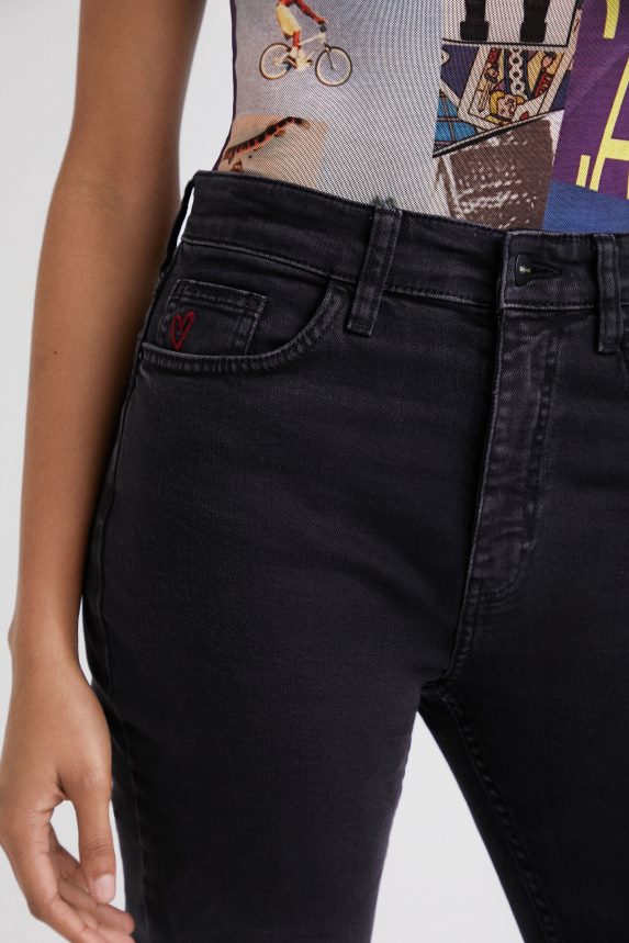 Women DesigualFlared ankle grazer jeans Clothing 68X2401026