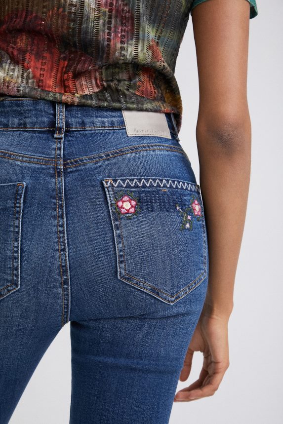 Women DesigualFlared cropped jeans Clothing 68X2401036