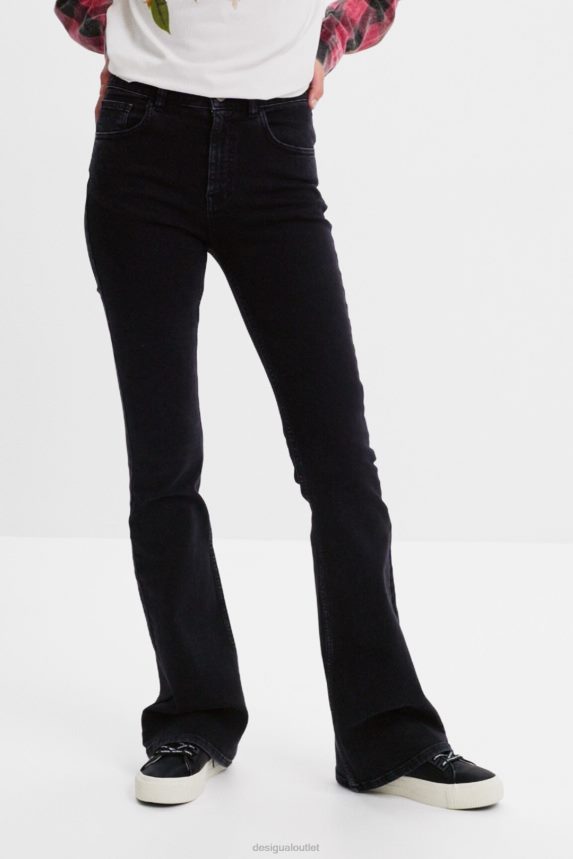 Women DesigualFlared jeans Clothing 68X240581