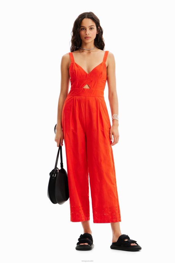 Women DesigualFlocked long jumpsuit Clothing 68X240879