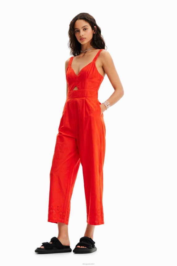 Women DesigualFlocked long jumpsuit Clothing 68X240879