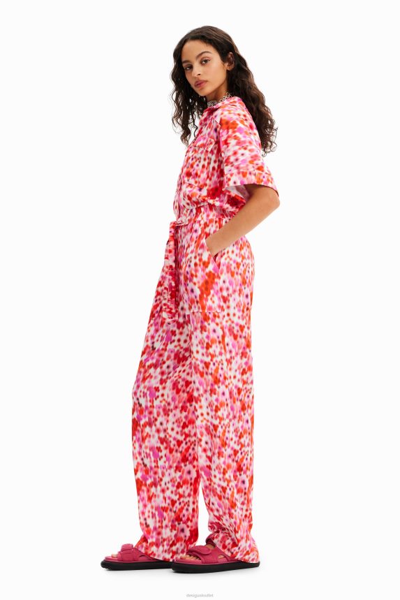 Women DesigualFloral boiler suit Clothing 68X240463