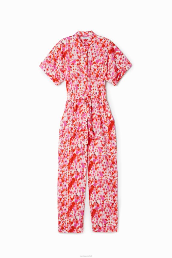 Women DesigualFloral boiler suit Clothing 68X240463