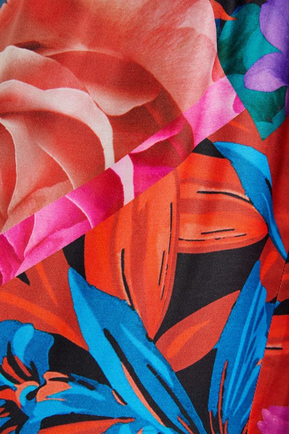 Women DesigualFloral palazzo trousers Clothing 68X2401078