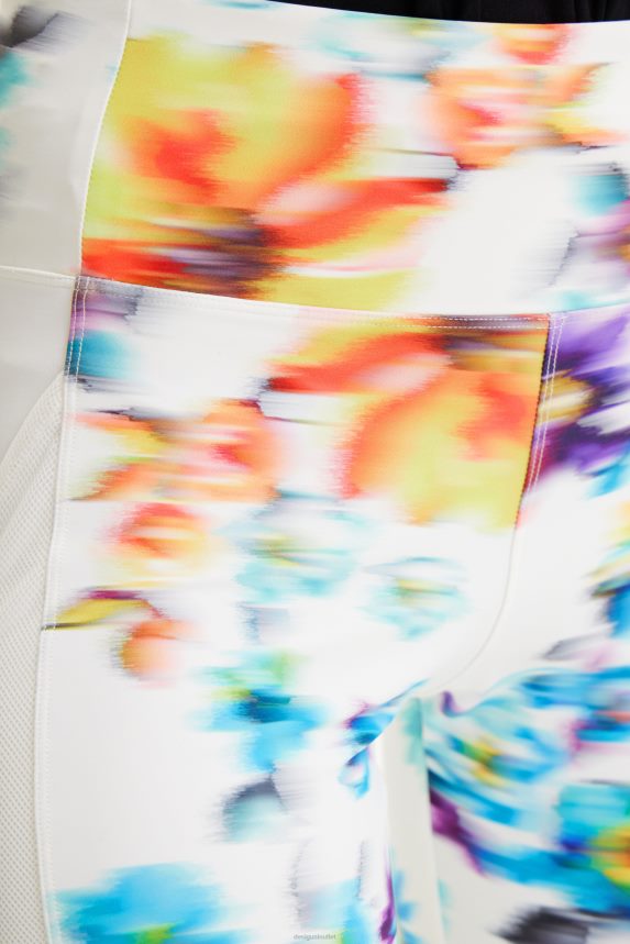 Women DesigualFloral sport leggings Clothing 68X240507