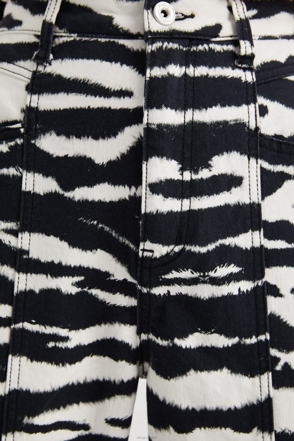 Women DesigualHigh-waisted long trousers Clothing 68X2401034