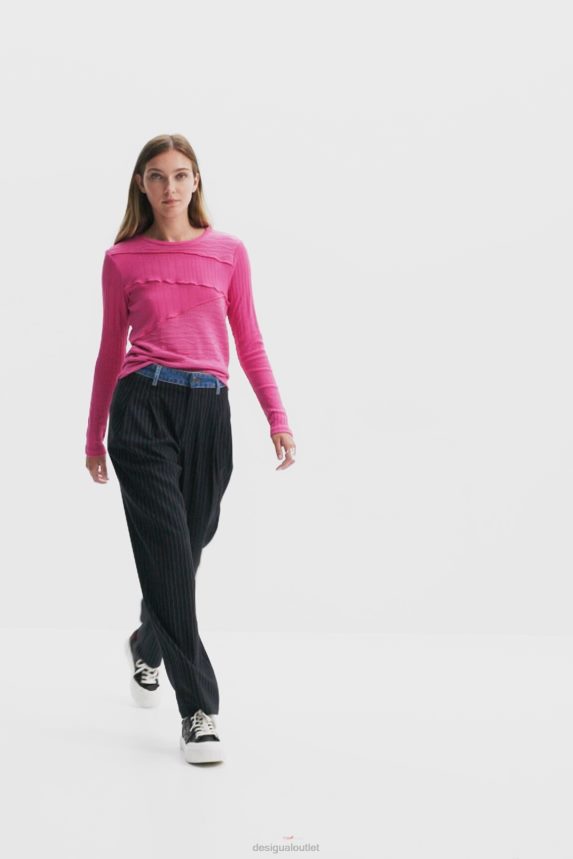 Women DesigualHybrid tailored trousers Clothing 68X24080