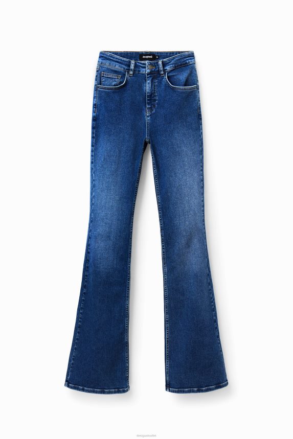 Women DesigualLong flare jeans Clothing 68X240996