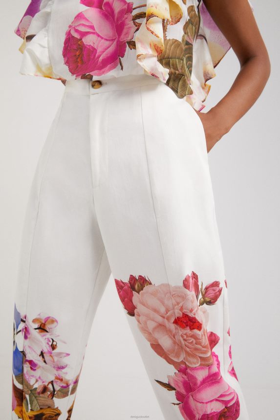 Women DesigualM. Christian Lacroix floral baggy trousers Clothing 68X240667