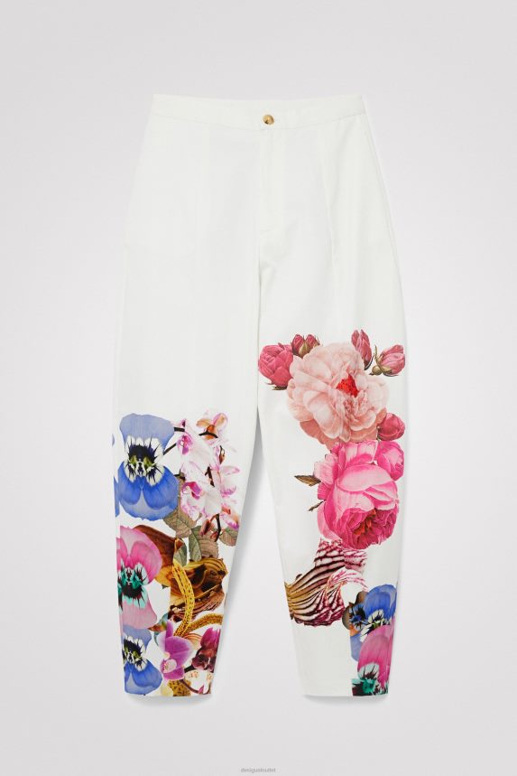 Women DesigualM. Christian Lacroix floral baggy trousers Clothing 68X240667