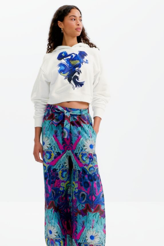 Women DesigualM. Christian Lacroix palazzo trousers Clothing 68X240450