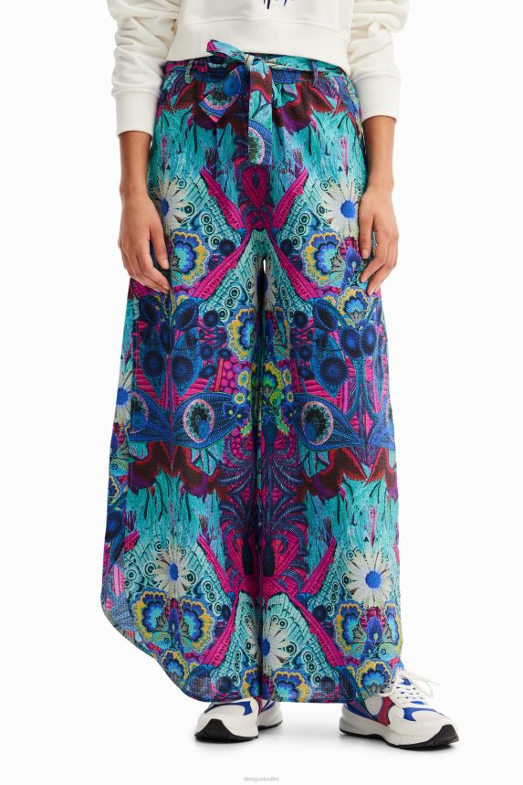 Women DesigualM. Christian Lacroix palazzo trousers Clothing 68X240450