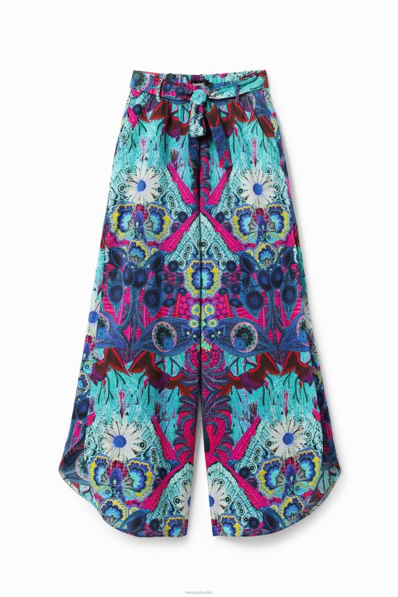 Women DesigualM. Christian Lacroix palazzo trousers Clothing 68X240450