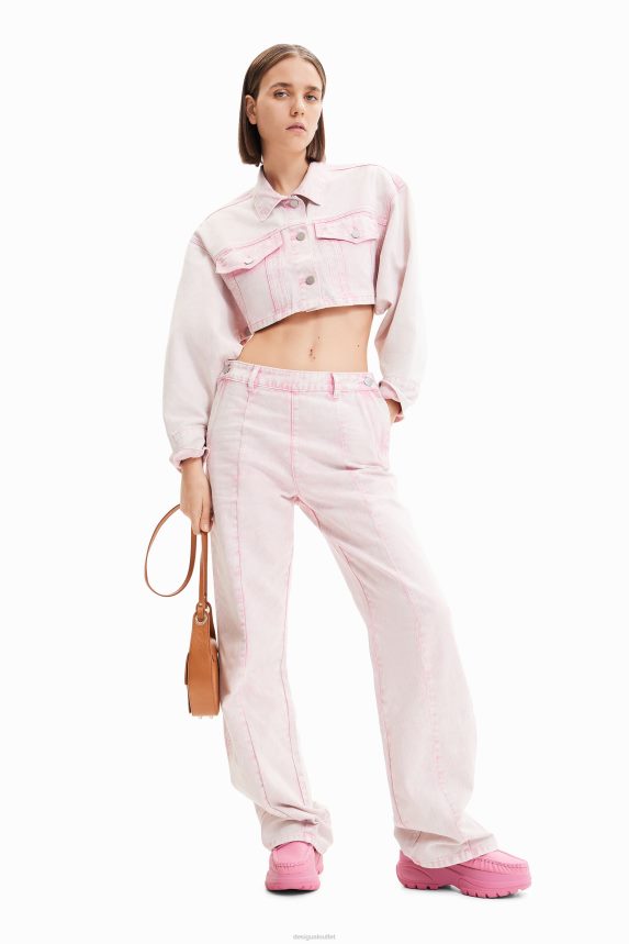 Women DesigualMaitrepierre wide leg straight jeans Clothing 68X240924 Women DesigualMaitrepierre wide leg straight jeans Clothing 68X240924