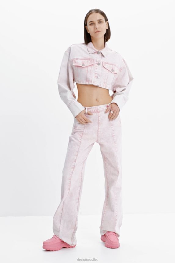 Women DesigualMaitrepierre wide leg straight jeans Clothing 68X240924