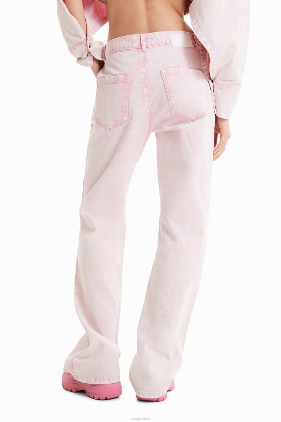 Women DesigualMaitrepierre wide leg straight jeans Clothing 68X240924