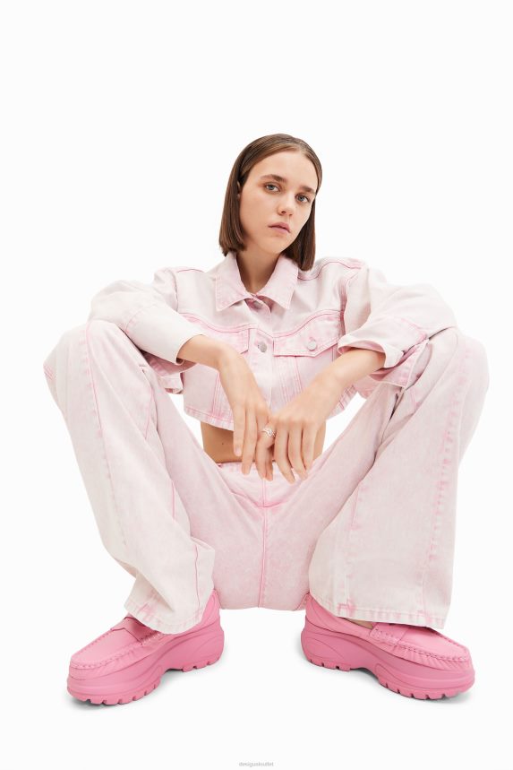 Women DesigualMaitrepierre wide leg straight jeans Clothing 68X240924