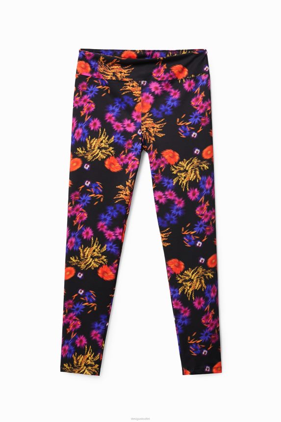 Women DesigualPhotographic print leggings Clothing 68X2401109