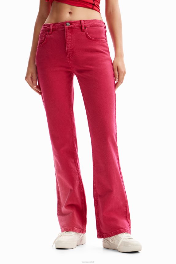 Women DesigualPlain flare jeans Clothing 68X24069