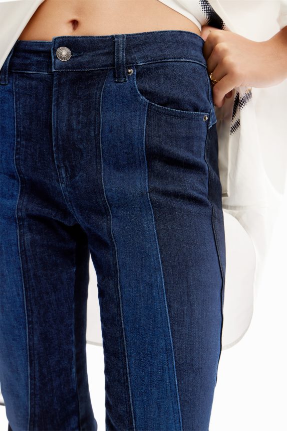 Women DesigualSeamed push-up skinny jeans Clothing 68X240238