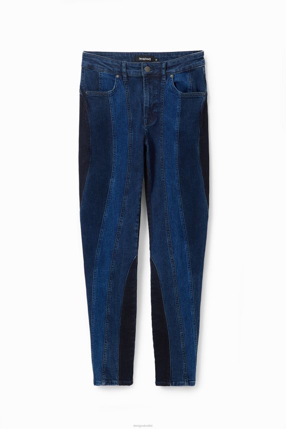 Women DesigualSeamed push-up skinny jeans Clothing 68X240238