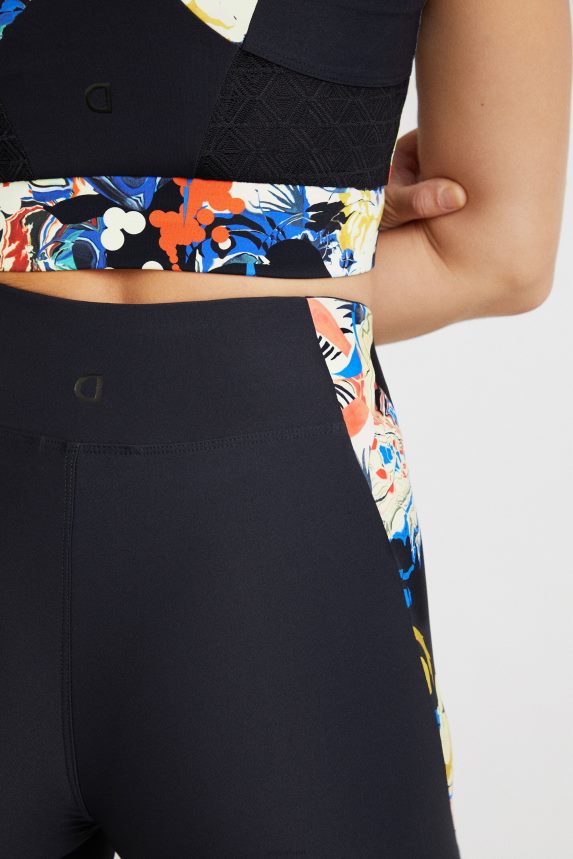 Women DesigualSlim leggings flowers Clothing 68X2401061