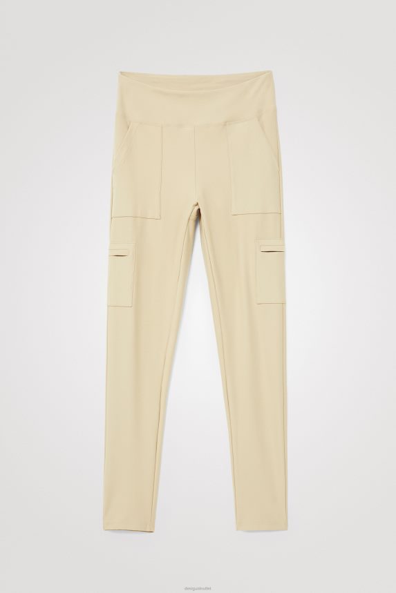 Women DesigualSlim leggings military Clothing 68X2401114