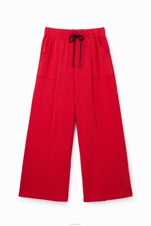 Women DesigualSoft-touch wide-leg trousers Clothing 68X240398
