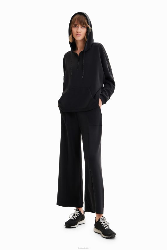 Women DesigualSoft-touch wide-leg trousers Clothing 68X240918