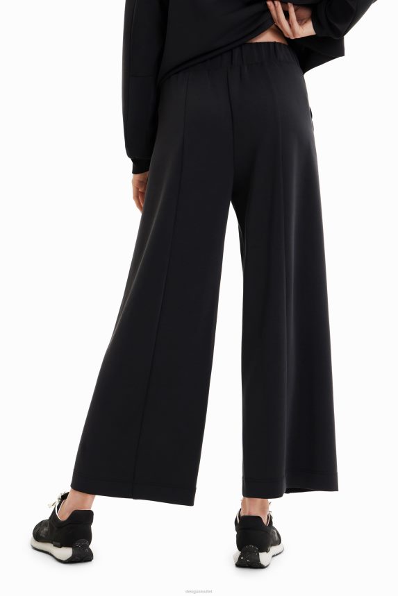 Women DesigualSoft-touch wide-leg trousers Clothing 68X240918